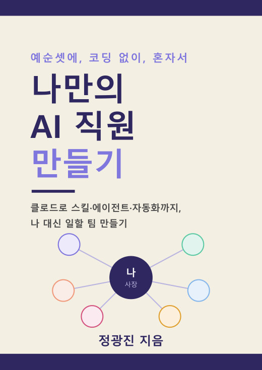 『나만의 AI 직원 만들기』 표지